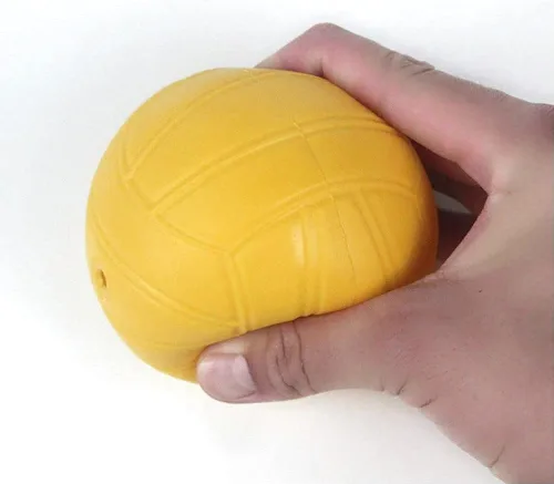 Miniatura 5 de Bolas de repuesto de Spike, bolas de juego de red redonda, pelota de rebote fuerte, pelota de goma suave amarilla de 3.5 pulgadas, bolas