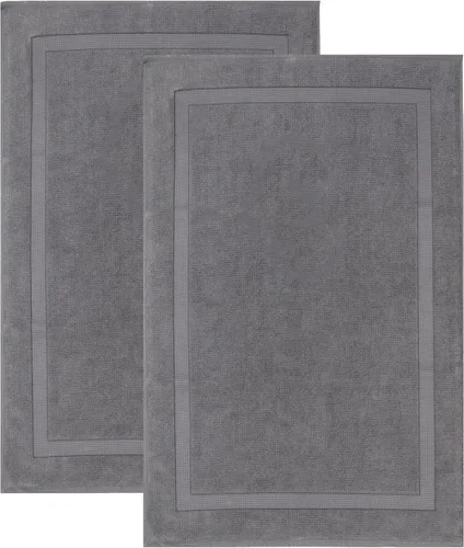 Miniatura 10 de Bumble Towels Bliss - Juego de 2 alfombrillas de baño de lujo, 22 x 34 pulgadas, calidad premium, 1000 GSM, algodón peinado suave, absorbente (moca)