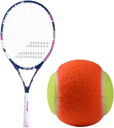 Miniatura 10 de Babolat B'Fly - Raqueta de tenis con pelotas de tenis para jugar y permanecer para niños Bolas de punto verde