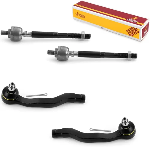 Miniatura 188 de Metrix Premium Chassis Parts - Juego de 4 barras de acoplamiento interior y exterior para Audi A3 15-16, Seat Leon 06-20 (México), 09-17 Volkswagen