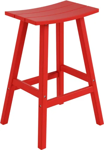 Miniatura 21 de HDPE Laguna Contempo - Taburete de bar de 29", color negro