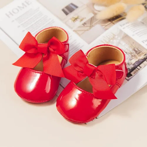 Miniatura 3 de Babelvit Zapatos de vestir de princesa de alta calidad con lazo Mary Jane zapatos de vestir de princesa con suela de goma piel sintética mocasines