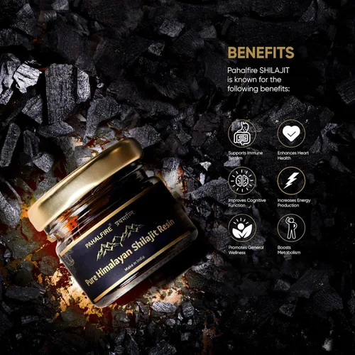 Miniatura 2 de Resina pura de Shilajit del Himalaya de grado A 85% de ácido fúlvico + 85 minerales traza 400 mg/porción probada en laboratorio Energía
