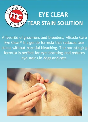 Miniatura 4 de Miracle Care Ojos transparentes para perros y gatos, 4 onzas, gotas para los ojos que no pican para eliminar manchas de lágrimas y escombros