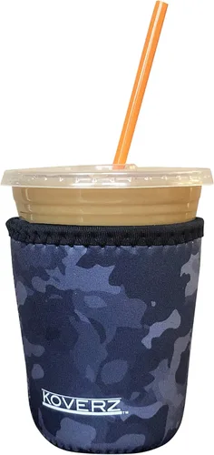 Miniatura 77 de Funda Koverz para café helado, funda aislante de neopreno para taza, se ajusta a una taza de café de 32 Oz., lavable y reutilizable, accesorios