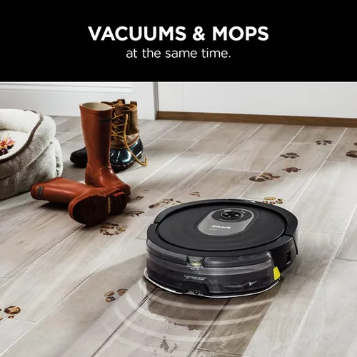 Miniatura 2 de Shark AI VACMOP RV2001WD - Aspiradora y trapeador robot con cepillo autolimpiante, navegación avanzada, ideal para el pelo de mascotas, funciona