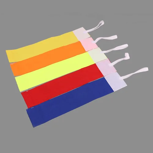 Miniatura 6 de 1 brazalete rojo para adulto, elástico, antideslizante, ajustable, color neón, adhesivo para fútbol, entrenamiento, equipo, suministros deportivos