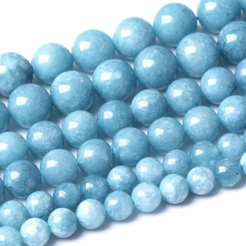 Miniatura 14 de 36 PIEZAS Cuentas de Malaquita Roja de 10 MM, Cuentas Redondas Sueltas de Gema Natural para Hacer Joyería 38 cm