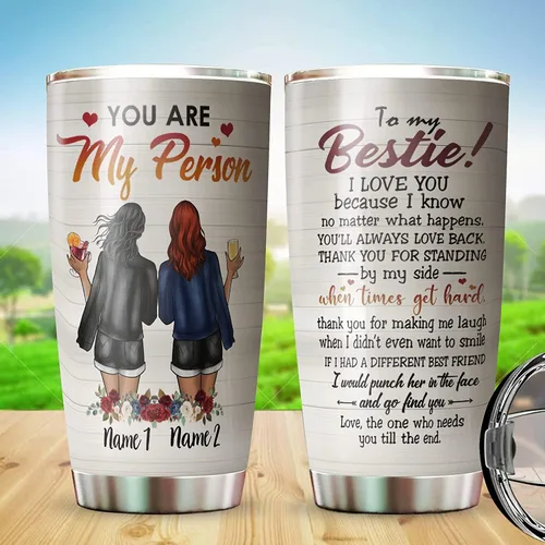 Miniatura 23 de Vaso personalizado con texto en inglés "I Love You To The Beach And Back", taza de café, taza de camping, vaso de vino, vaso delgado, regalos para 22