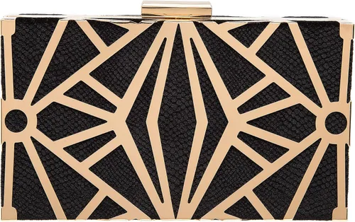 CARIEDO Bolso de noche para mujer elegante bolso de mano de terciopelo exquisito metal hueco bolsos de graduación boda fiesta