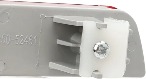 Miniatura 6 de Cubierta de tira reflectora de parachoques, juego de reflectores de parachoques trasero izquierdo derecho liso 265605C000 reemplazo para QX70 Base