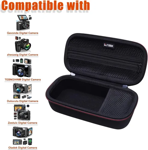 Miniatura 8 de L LTGEM Estuche para Cámara Digital 4K Compatible con VJIANGER/YIGLLO/Zostuic/Duluvulu/Gavonde/XNSIAKXA/FlyFrost/SIXTARY/DUOCH Cámara 4K