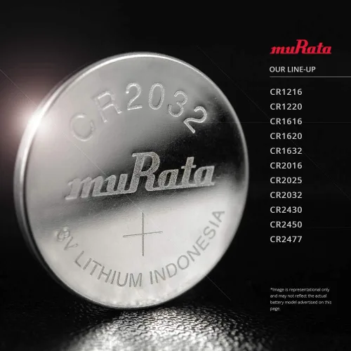 Miniatura 8 de Murata Batería CR2032 DL2032 ECR2032 3V Litio Moneda Celda (10 Baterías)