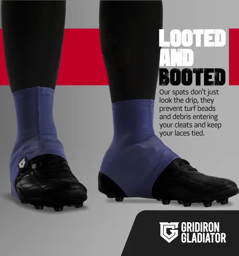 Miniatura 4 de GridIron Gladiator - Fundas de tacos, calcetines para tacos de fútbol americano, polainas para tacos de fútbol, béisbol y sóftbol Azul