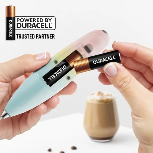 Miniatura 157 de Zulay Milk Boss Espumador de leche potente manual, hace espuma para latte, batidor para mezclar bebidas, café, miniespumador para capuchino, frappé