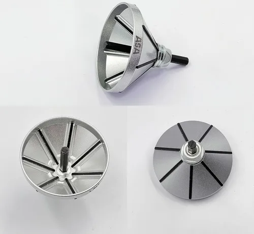 Miniatura 2 de Herramienta de chaflán 2 en 1 para escariador interior y exterior, tubería y tubería para diámetro exterior de 1-1/8" a 3-1/4" ID 1-1/16" a 3-3/8