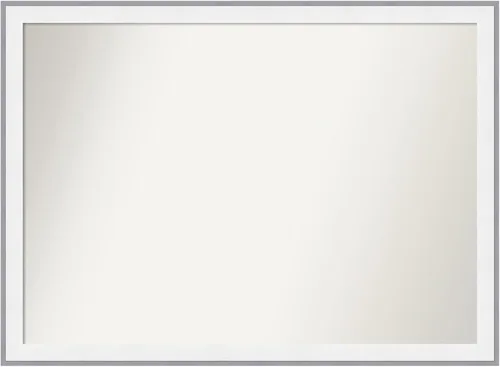 Miniatura 52 de Amanti Art Espejo de pared blanco de 30 x 42 pulgadas, espejo de baño rectangular blanco para decoración de pared de sala de estar, marco Parlor