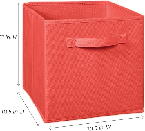 Miniatura 4 de Cajón de tela cúbico ClosetMaid 11469, morado, empaque de 2 Coral