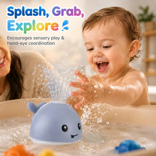 Miniatura 4 de Gigilli Juguetes de baño para niños de 1 a 3 años, juguetes de baño para bebés de 1, 2, 3 años, cesta de Pascua, regalos de 6-12-18 meses, juguete