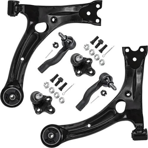 Miniatura 142 de Detroit Axle - Kit de brazos de control de extremo delantero 4WD para Ford 04-08 F-150, 06-08 Lincoln Mark LT, 4 extremos de barra de acoplamiento