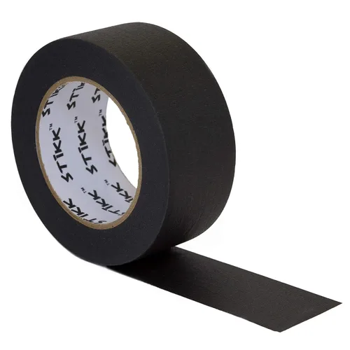 STIKK Cinta para pintores – 1 paquete de cinta de pintor negra – 2 pulgadas x 60 yardas – Cinta de pintura para pintura, bordes, molduras, techos –
