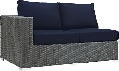 Miniatura 28 de Modway - Sillón para exteriores Lienzo toscano