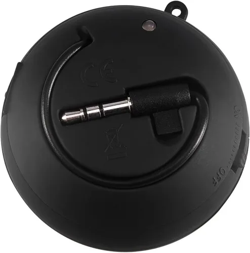 Miniatura 2 de Mini altavoz portátil, altavoz de 0.138 in de viaje, altavoz de sonido estéreo, subwoofer, altavoz de graves mejorado, batería incorporada