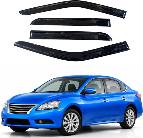 Miniatura 10 de Visor para ventana IG para Hyundai Venue 2020-2023, protector contra la lluvia, adhesivo extra duradero, deflector de viento para lado