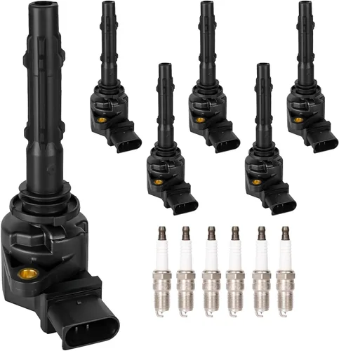 Juego de 6 bobinas de encendido para Mercedes Benz E350 ML350 R350 C230 C280 C300 C350 SLK K350 CLK350 3.5 V6 Bobinas de encendido Bujías UF535