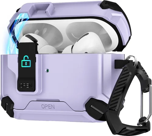 Miniatura 19 de SaharaCase Raider Series - Funda compatible con AirPods Pro 2 (2ª generación) [Robusta] protección de cuerpo completo, agarre antideslizante
