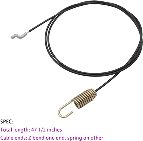 Miniatura 3 de Cable de barrena Rinlius 946-04230B para Cub Cadet, Yard Machine, Troy-Bilt, MTD, Columbia, sopladora de nieve White Outdoor. Reemplaza 946-04320A