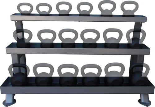 Miniatura 3 de Fitness First Estante para pesas rusas, negro