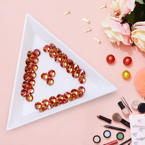 Miniatura 3 de 2880 piezas de diamantes de imitación con respaldo plano y fijación con pegamento para manualidades, arte de uñas, decoraciones, ropa, zapatos 1,4