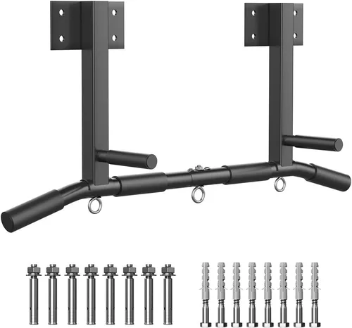 Miniatura 12 de Wall Mount Pull Up Bar, Joist Beam Rafter Mount Pull-up Bar, Ceiling Mounted Chin Up Bar for Home Gym with Punching Bag Hanger