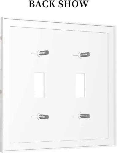 Miniatura 991 de Placa de Interruptor de Luz Azul de 1 Gang, Placa de Pared Decorativa de Palanca Individual, Cubierta de Placa de Pared de Palanca, Placa Frontal