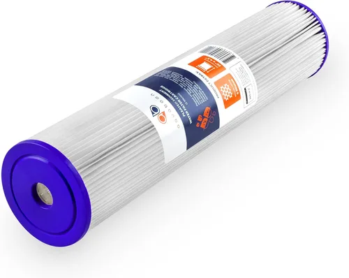 Miniatura 6 de Aquaboon Cartucho de filtro de agua plisado para toda la casa de 5 micras, 20 x 4.5 pulgadas, compatible con ECP5-20BB, SPC-45-2005, paquete de 6