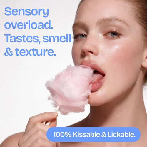 Miniatura 3 de IntiMD Crazy Girl Gel Comestible para Sexo Oral con Base de Agua y Sabor a Algodón de Azúcar, 2 Onzas, para Hombres, Mujeres y Parejas