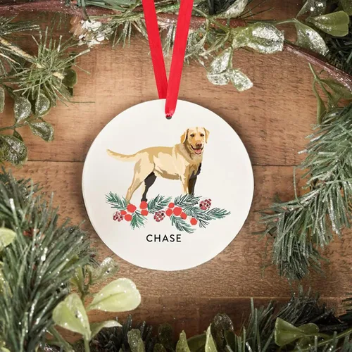 Miniatura 12 de Adorno personalizado para perro, adorno de Navidad personalizado Golden Retriever, regalos personalizados para amantes de las mascotas, regalos