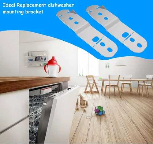 Miniatura 4 de Soporte de montaje para lavavajillas 619985 repuesto para piezas de lavavajillas Kenmore 628371 AH3478789 AP4538351 605007 00605007 00619985 – 2