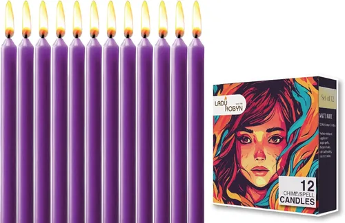 Miniatura 12 de Juego de 20 velas cónicas de color sólido, velas de cera de parafina sin goteo de 4 pulgadas con mecha de algodón, ideal para bodas, shabat, Rojo