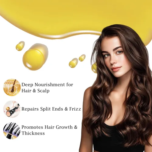 Miniatura 3 de Aceite de batana para el crecimiento del cabello, 100% natural crudo de Honduras, aceite de crecimiento del cabello para cabello más grueso y largo