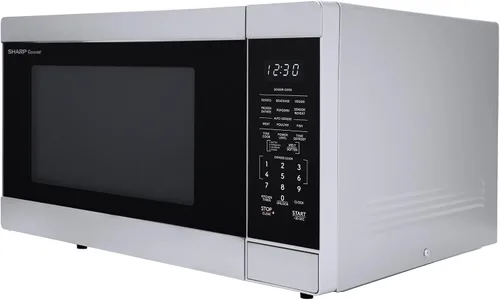 Miniatura 9 de SHARP Horno microondas para encimera con plato giratorio extraíble de 13.6 pulgadas, 1100 vatios, 1.6 pies cúbicos, acero inoxidable