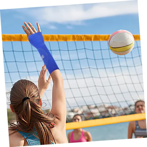 Miniatura 2 de balacoo Volleyball Arm Sleeves 2 Pairs for Women Padded Elbow Sleeves Wrist Brace Sports Arm Guard Wrist Protector Youth Style Design Comfortable