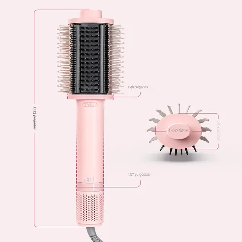 Miniatura 8 de TYMO Cepillo secador de pelo 4.0, ligero 3 veces más rápido, cepillo secador de pelo iónico 5 en 1 que añade brillo, volumen y plenitud para estilos