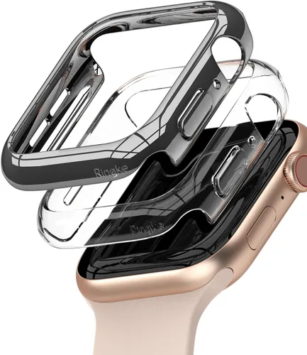 Miniatura 16 de Ringke Funda delgada para Apple Watch Series 6, 5, 4 (1.575 pulgadas), SE 3, 2, 1 (1.575 pulgadas), funda delgada y ligera para mujeres y hombres