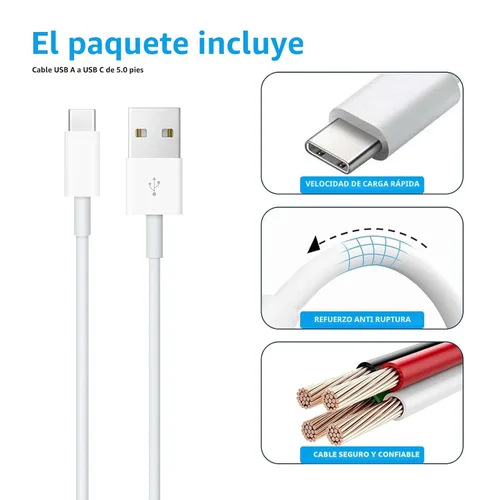 Miniatura 4 de AHDFWI Cable de CarPlay compatible con iPhone 16 17 Cable USB A a USB C para 17 Air/17 16 15 Pro Max, Plus, Pro 12.9/11, 10ª generación, Air 5ª/ 4ª