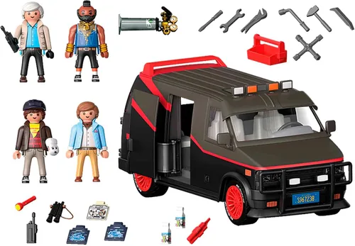 Miniatura 3 de Furgoneta del Equipo A de Playmobil