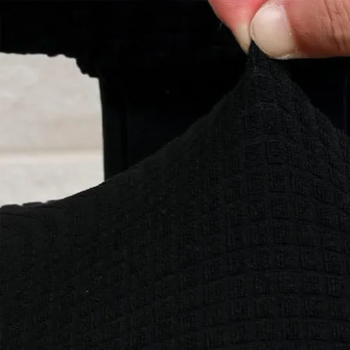Miniatura 3 de Sunnyway Funda elástica para asiento de silla de oficina, funda elástica para silla con correas de amarre, funda para silla de comedor, lavable a