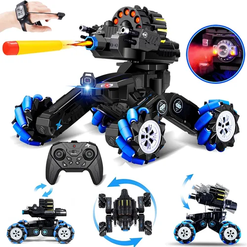 Miniatura 16 de Juego de 4 ruedas de repuesto para auto de acrobacias a control remoto, compatible con neumáticos de repuesto duraderos para niños, reparación