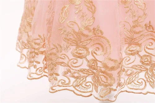 Miniatura 15 de CMMCHAAH - Vestidos de encaje para concursos de niñas bebés de 0-6 años, vestido formal para fiestas con diadema